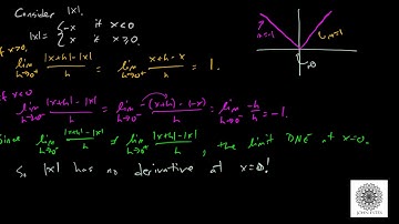 How to Know if a Derivative Exists