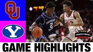 #21 BYU vs Oklahoma Highlights | NCAA Men's Basketball | 2024 College Basketball