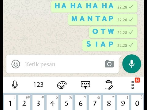 Video Cara Membuat Tulisan Berwarna Di Whatsapp