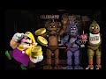 Wario Dies in the FNAF 1 pizzeria while not checking the cameras often enough