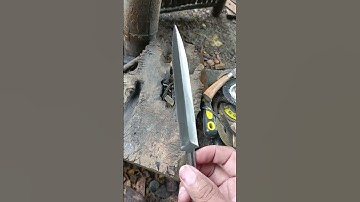 small dagger from old file #subscribe #knifemaking #forging #shorts