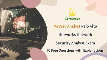 NetSec Analyst Palo Alto Networks Network Security Analyst | 10 Free Questions with Explanations