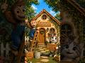 The Monkey &amp; the Cat Build Their Dream Home 🏡✨ #shorts #cute #monkey