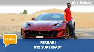 The ferrari 812 superfast is fastest, most powerful, and exclusive
currently on sale. it faces competition from aston martin db11 th...