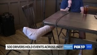 Alexander Rossi makes public appearance after crash in Indy 500 practice