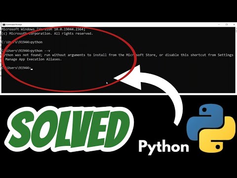 Python was not found; run without arguments to install from the Microsoft Store SOLVED 2023 - YouTube Python Was Not Found; Run Without Arguments To Install From The Microsoft Store Solved 2023 - Youtube