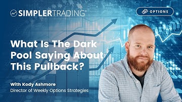 Options Trading: What Is The Dark Pool Saying About This Pullback? | Simpler Trading