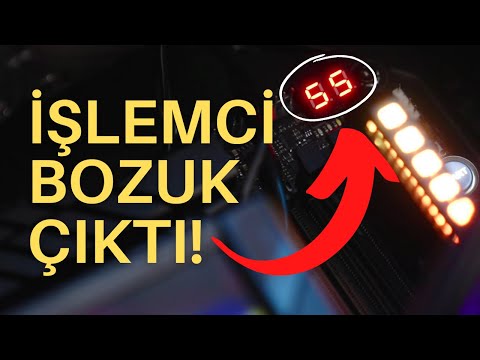 İlk Defa Bozuk İşlemciye Denk Geldik! Q Code 55 Hatası