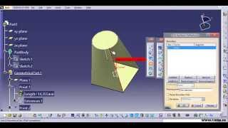 How to create an imposible Part Design Multi section Solid in Shape Design using CATIA
