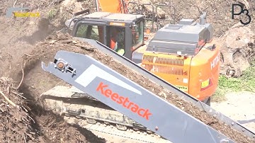 Keestrack P3 Shredder in organic Waste