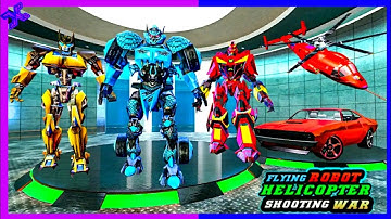 Us Robot Helicopter Transform War Android gameplay