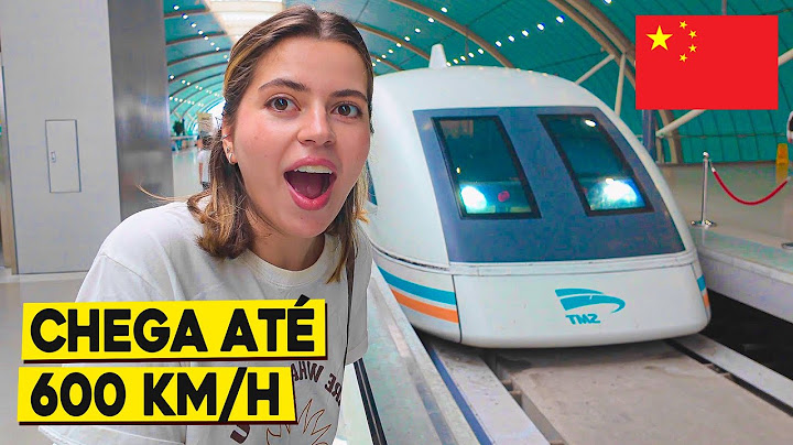 COMO É VIAJAR NO TREM MAIS RÁPIDO DO MUNDO NA CHINA
