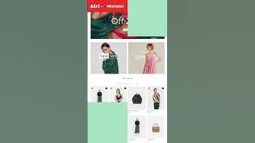 Airi - Minimal Shopify Theme #shorts #shopify #shopibuffet