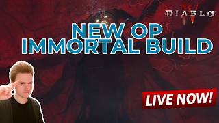 OP IMMORTAL BUILD Paragon 250 Endgame - Diablo 4 LIVE