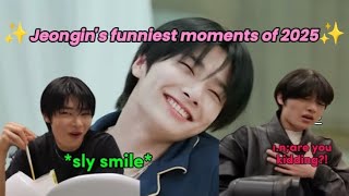 Jeongin's funniest moments of 2025!✨