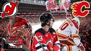 NJ Devils Lose To Calgary Flames 5-3 | Another 3rd Period NO SHOW