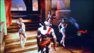 *NAKED* Kratos Finds Aphrodite's Ambrosia and Hero's Welcome TROPHY in BROTHEL!!