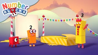 Stampolines - Numberblocks Full Episode, S1 E11 Counting & Math Cartoon For Kids Little Zoo