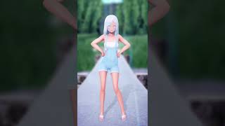 【VRoid MMD】ボクの『こしっこふりふりダンス』見て~💚🩵