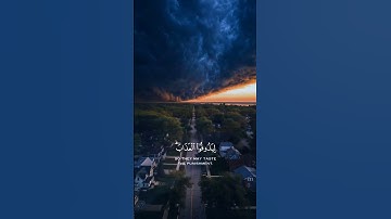 تلاوة غاية في الجمال❤️ #راحة_نفسية استخدم الصوت❤️🙂
