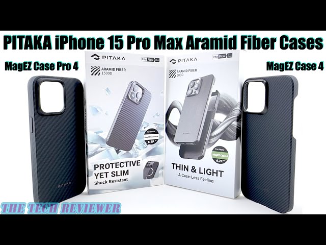 First Look at some Great iPhone 15 Pro Max Cases: PITAKA MagEZ