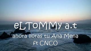 Ahora lloras tu Ana Mena ft CNCO (audio)