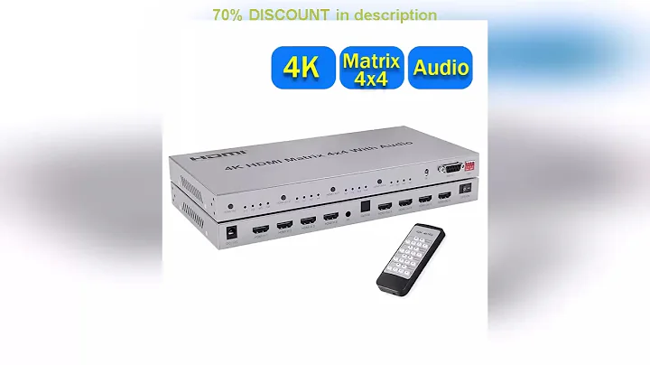 A must-have product! 4K HDMI True Matrix Switch 4 in 4 out 4K 30Hz or 60Hz HDMI Matrix Switcher Sp