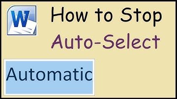 How to stop Word from selecting more text than I want