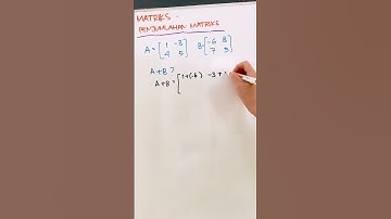 TRIK CEPAT Penjumlahan Matrik