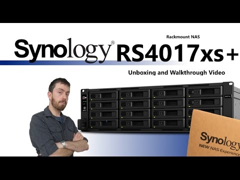 The Synology RS4017xs+ 16-Bay RackStation NAS Unboxing and Walkthrough