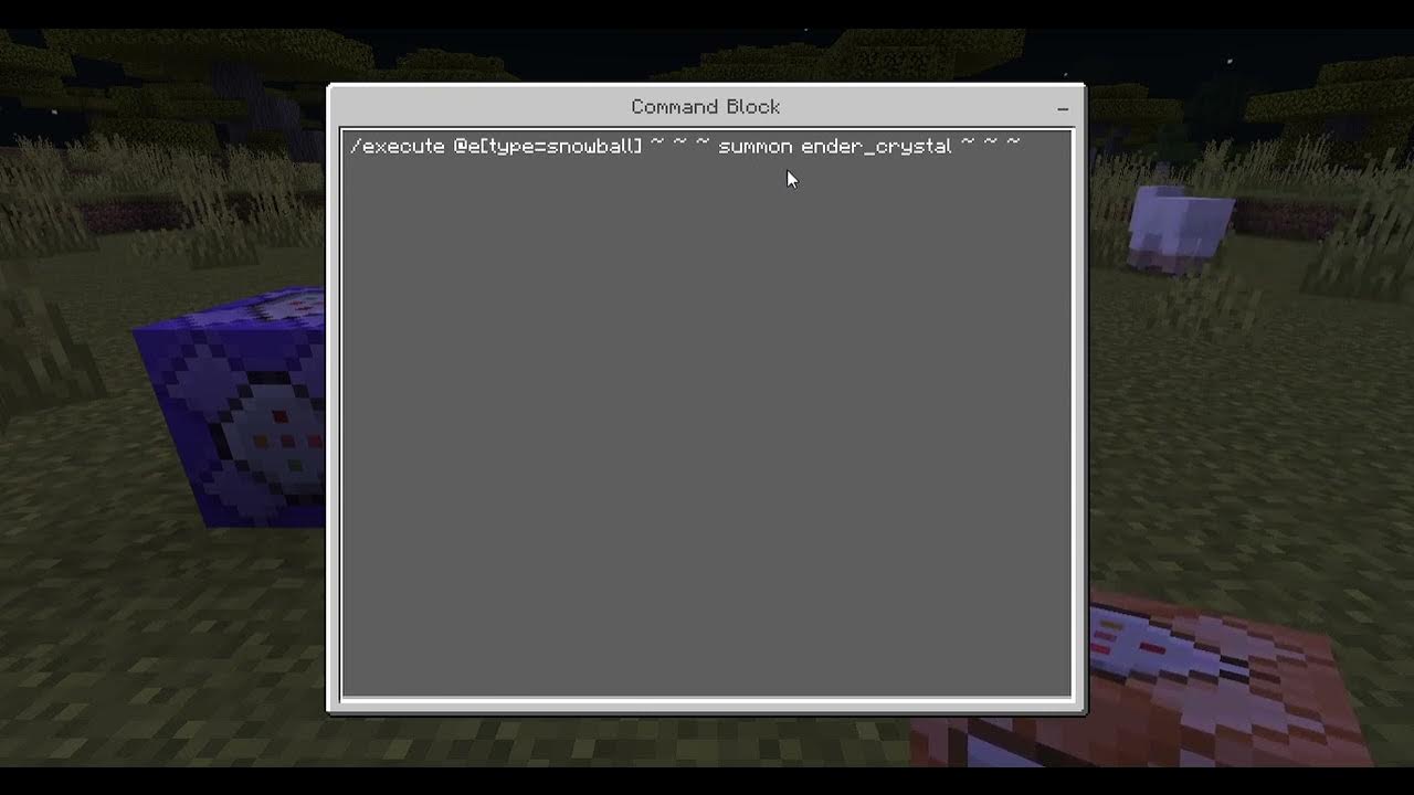 How to make an exploding snowball with commands in Minecraft! 5 YouTube