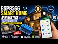 ESP8266 Smart Home Setup | Control Lights & Appliances Remotely