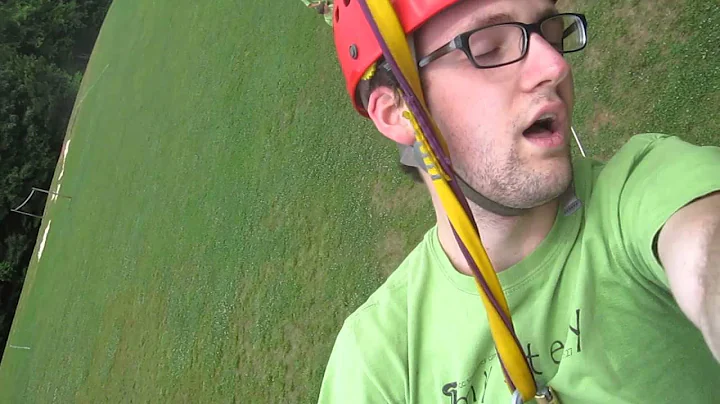Jonathan Herd on the giant swing at Woodland Chris...
