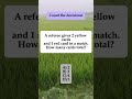 🟨🟥 Referee: 2 Yellow + 1 Red – Total Cards? #shorts #math #iqvistax #riddle
