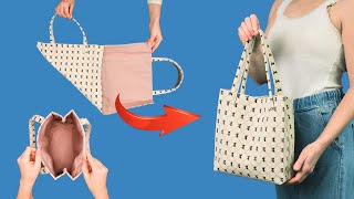 A simple trick how to sew a bag quickly  even a beginner can do it!