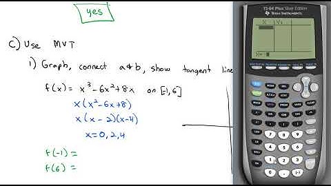 4.4 The Mean Value Theorem