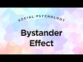 Bystander Effect - Social Psychology Lecture 10.6