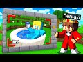 Semlaki hat Ukri mit GEHEIMEN KAMERAS im Dorf in Minecraft GEPRANKED!