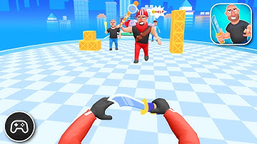 Hit Master 3D: Knife Assassin - Gameplay Walkthrough Part 24 - Game Levels 68-69 (iOS, Android)