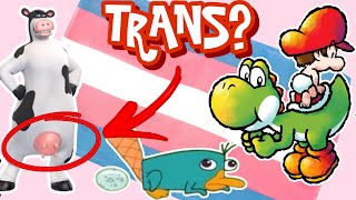 Top 10 Unintentional TRANS Animal Characters!
