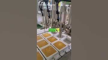 Sauce piston filling machine