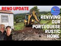 Reviving our Portuguese rustic home - Here on Pico Island, Azores - Reno update - Ep 43