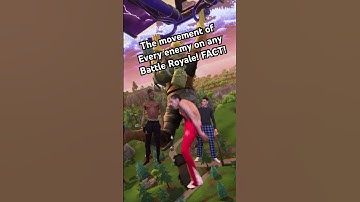 The movement of every enemy on any battle Royale! #movement #facts #battleroyale #crouch #jump #fast