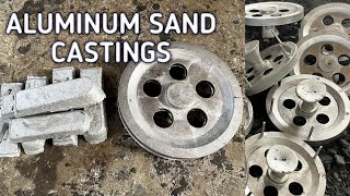 Sand Casting Aluminium Sand casting Indian skills