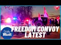 Canada protests: 'Freedom convoy' forms at Blaine-Washington Border over mandate