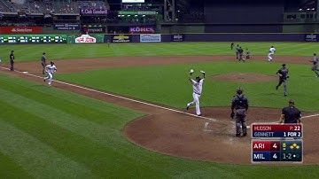 Gennett gives Brewers lead on two-run single