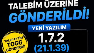 Togg t10x yazılım 1.7.2 (12.1.39)