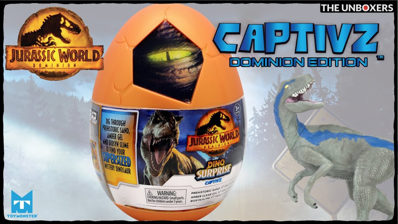 Jurassic World Captivz Dominion Edition Dino Surprise Egg 