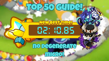 BTD6 Race #356: "Strolling through the Park Path" in 2:10 (Top 50 Guide)
