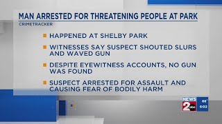 Man charged after threatening people at Shelby Park, reports say